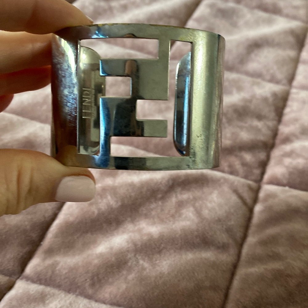 Silver Fendi cuff!